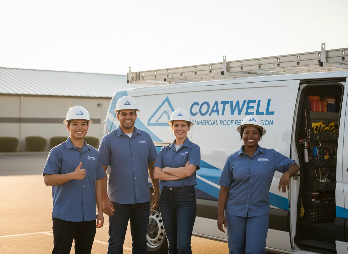 Commercial roof coating company in Mehama, OR